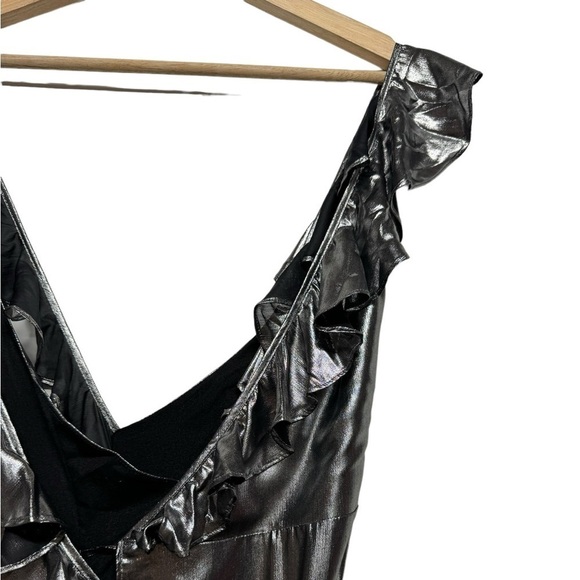 NWT PRIVACY PLEASE Fillmore Wrap Dress Graphite XS - Picture 9 of 13